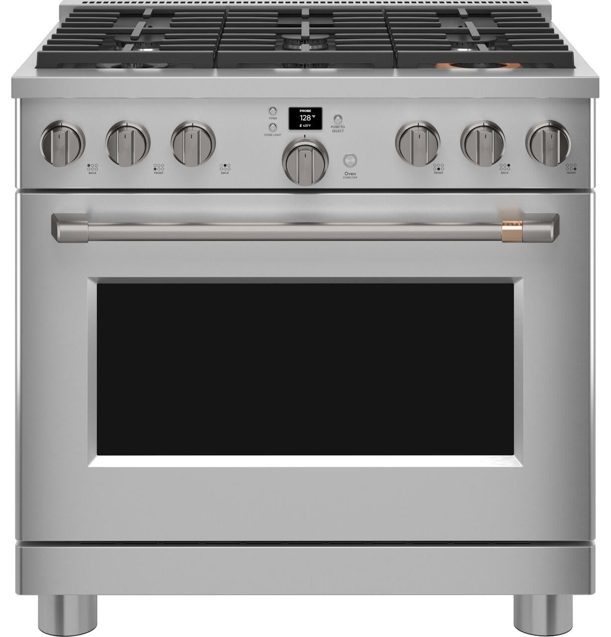 Cafe CAFÉ™ 36" Smart All-Gas Commercial-Style Range with 6 Burners (Natural Gas)