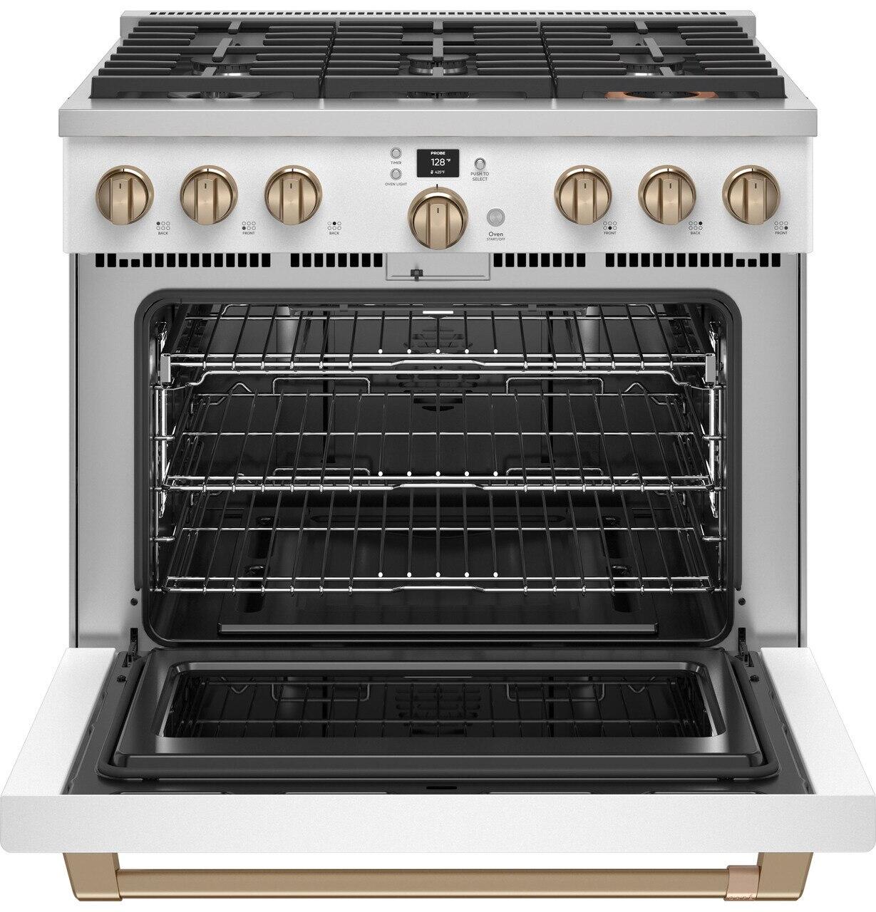 Cafe CAFÉ™ 36" Smart All-Gas Commercial-Style Range with 6 Burners (Natural Gas)
