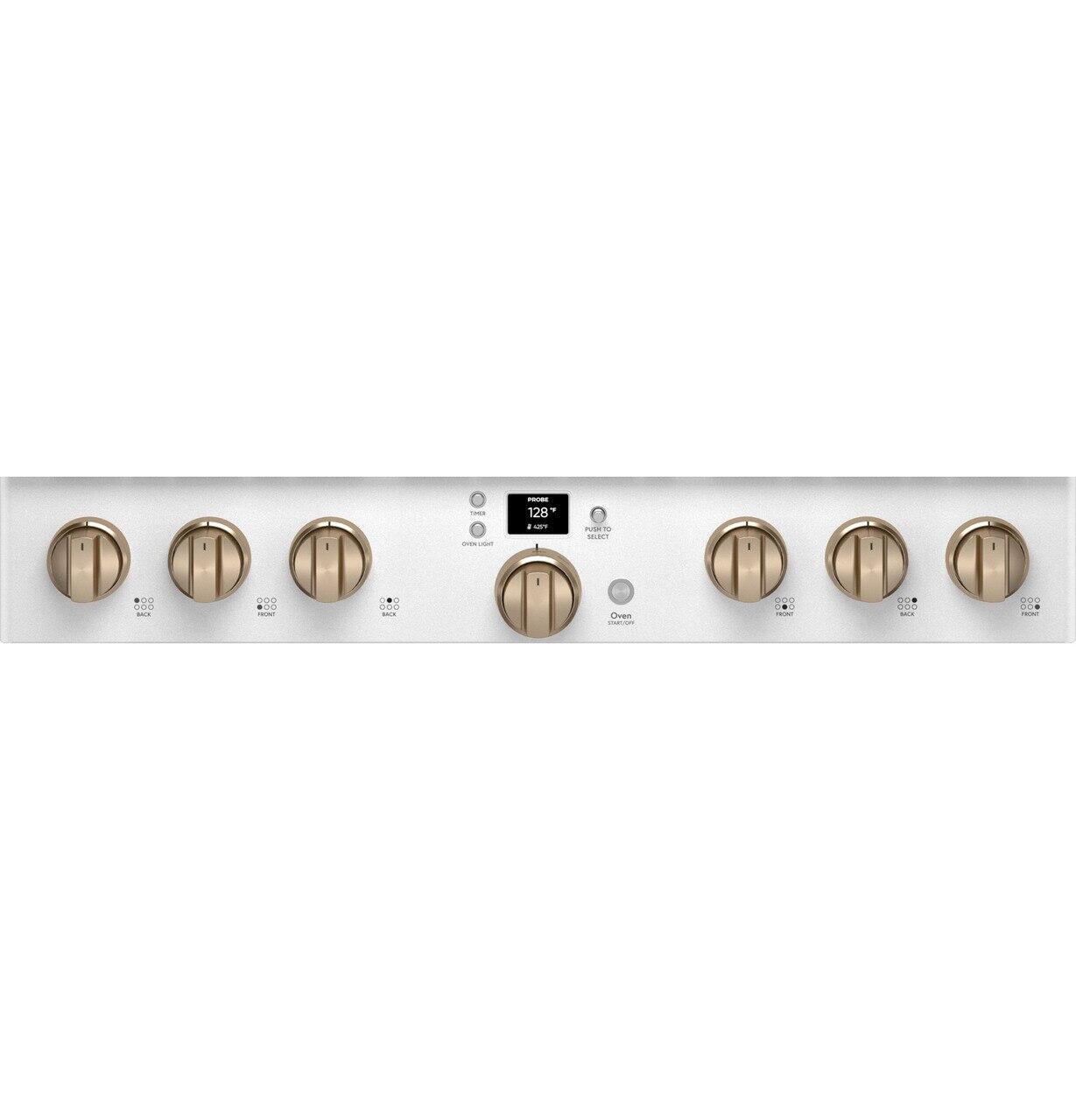 Cafe CAFÉ™ 36" Smart All-Gas Commercial-Style Range with 6 Burners (Natural Gas)