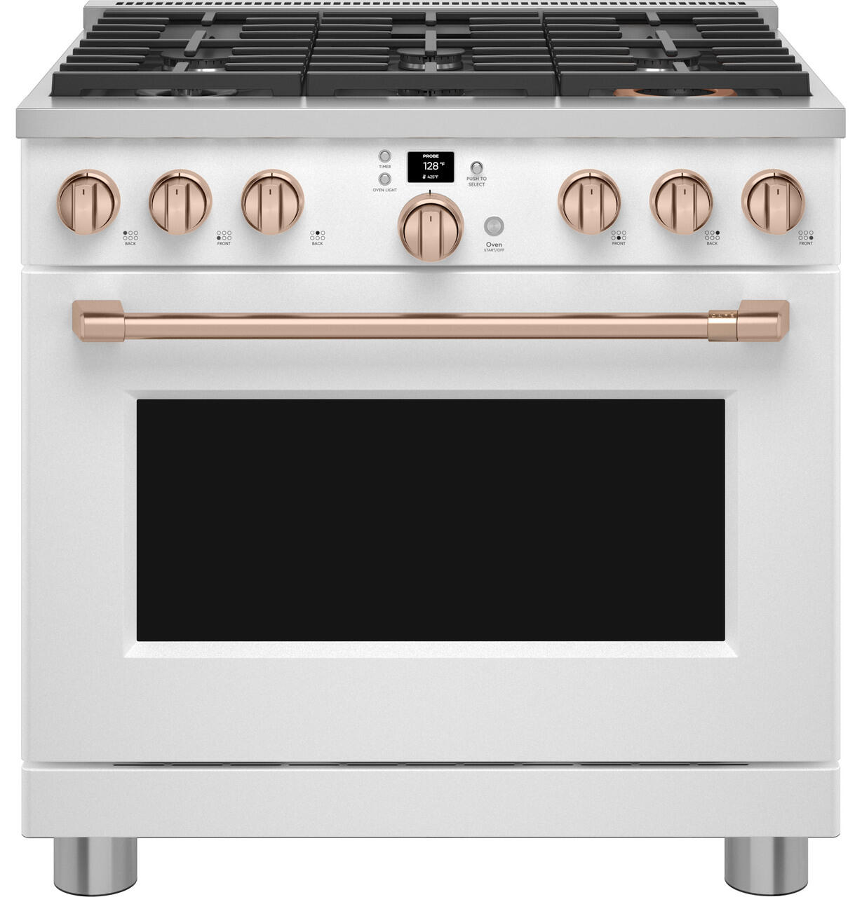 Cafe CAFÉ™ 36" Smart All-Gas Commercial-Style Range with 6 Burners (Natural Gas)