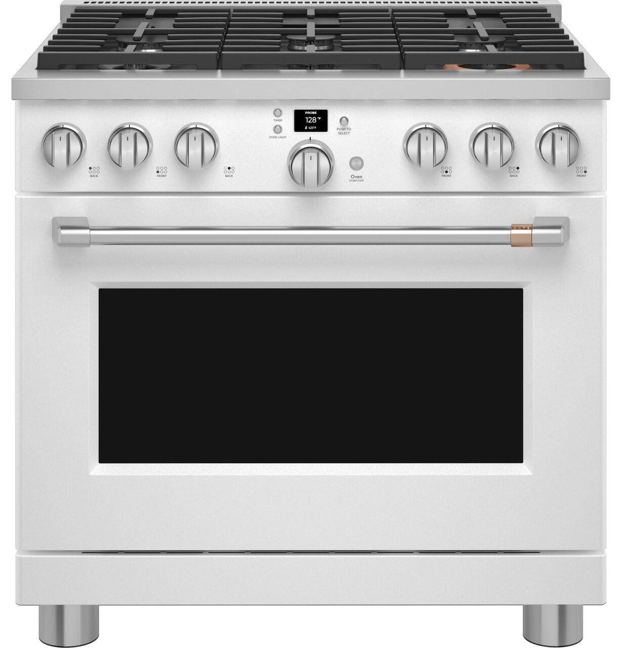 Cafe CAFÉ™ 36" Smart All-Gas Commercial-Style Range with 6 Burners (Natural Gas)