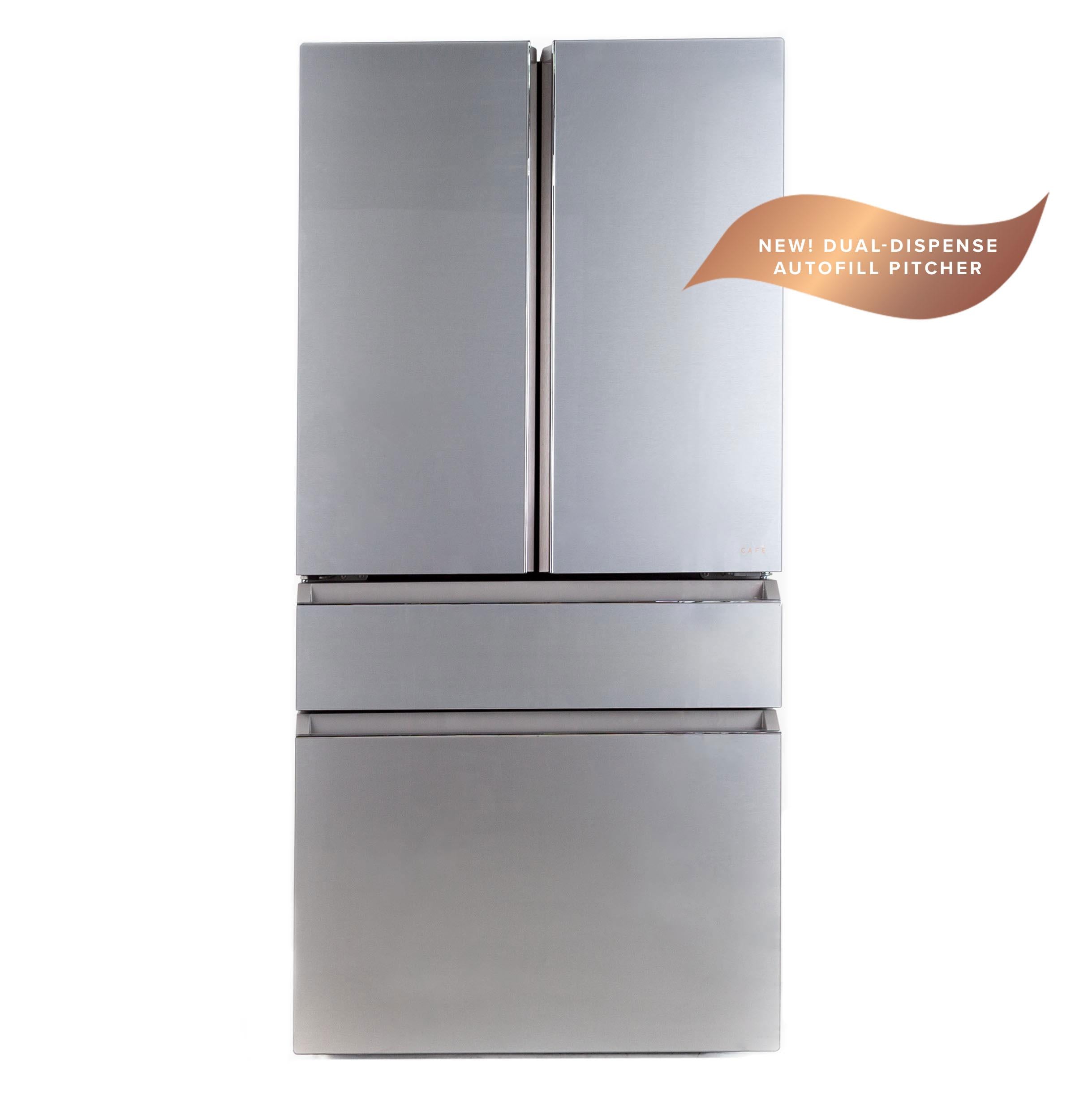 Cafe CAFÉ™ ENERGY STAR® 23.2 Cu. Ft. Smart Counter-Depth 4-Door French-Door Refrigera