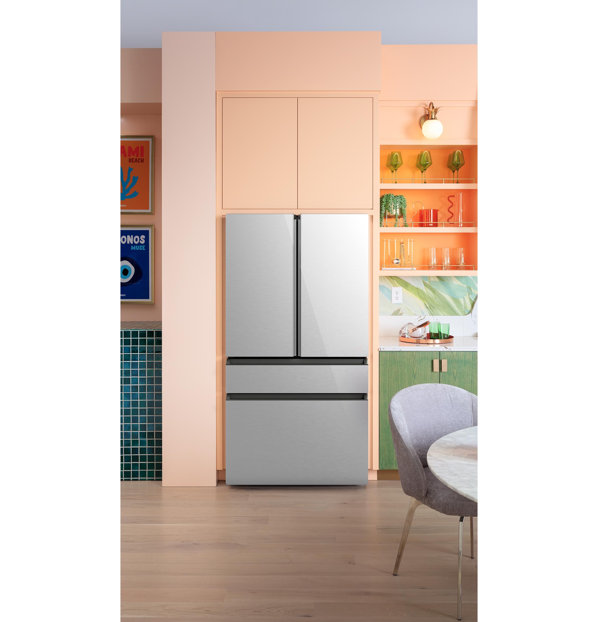 Cafe CAFÉ™ ENERGY STAR® 23.2 Cu. Ft. Smart Counter-Depth 4-Door French-Door Refrigera