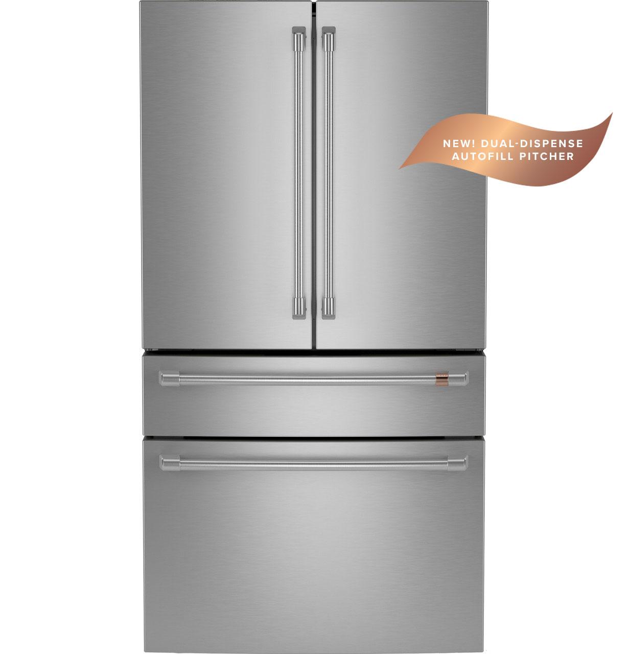 Cafe CAFÉ™ ENERGY STAR® 23.2 Cu. Ft. Smart Counter-Depth 4-Door French-Door Refrigera