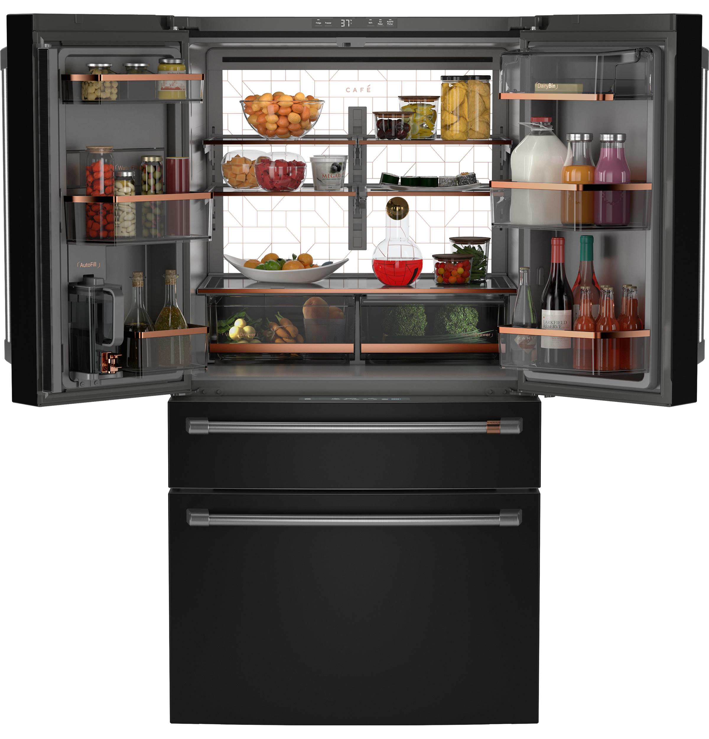 Cafe CAFÉ™ ENERGY STAR® 23.2 Cu. Ft. Smart Counter-Depth 4-Door French-Door Refrigera