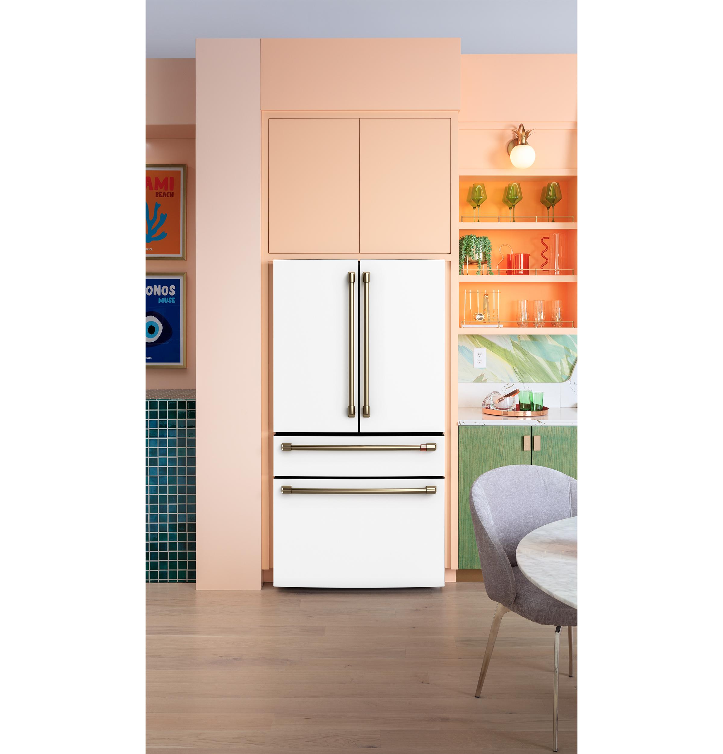 Cafe CAFÉ™ ENERGY STAR® 23.2 Cu. Ft. Smart Counter-Depth 4-Door French-Door Refrigera