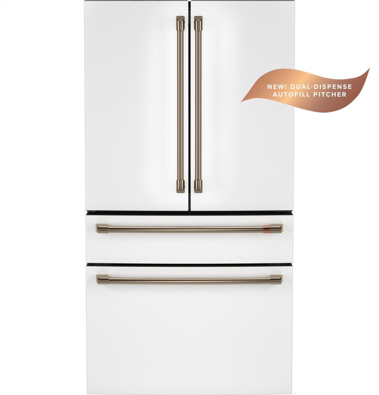 Cafe CAFÉ™ ENERGY STAR® 23.2 Cu. Ft. Smart Counter-Depth 4-Door French-Door Refrigera