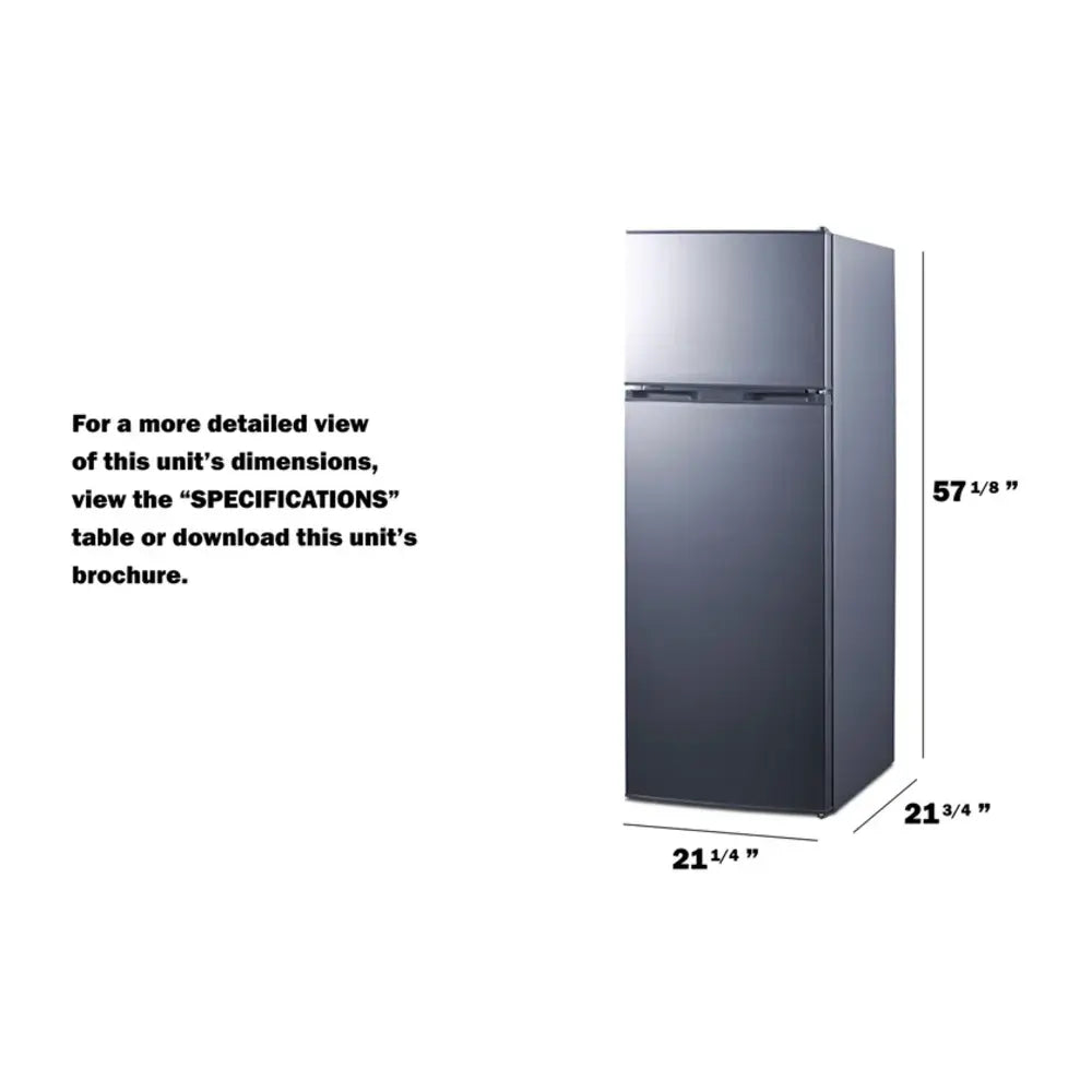 Summit 22" Wide Top-mount Refrigerator-freezer