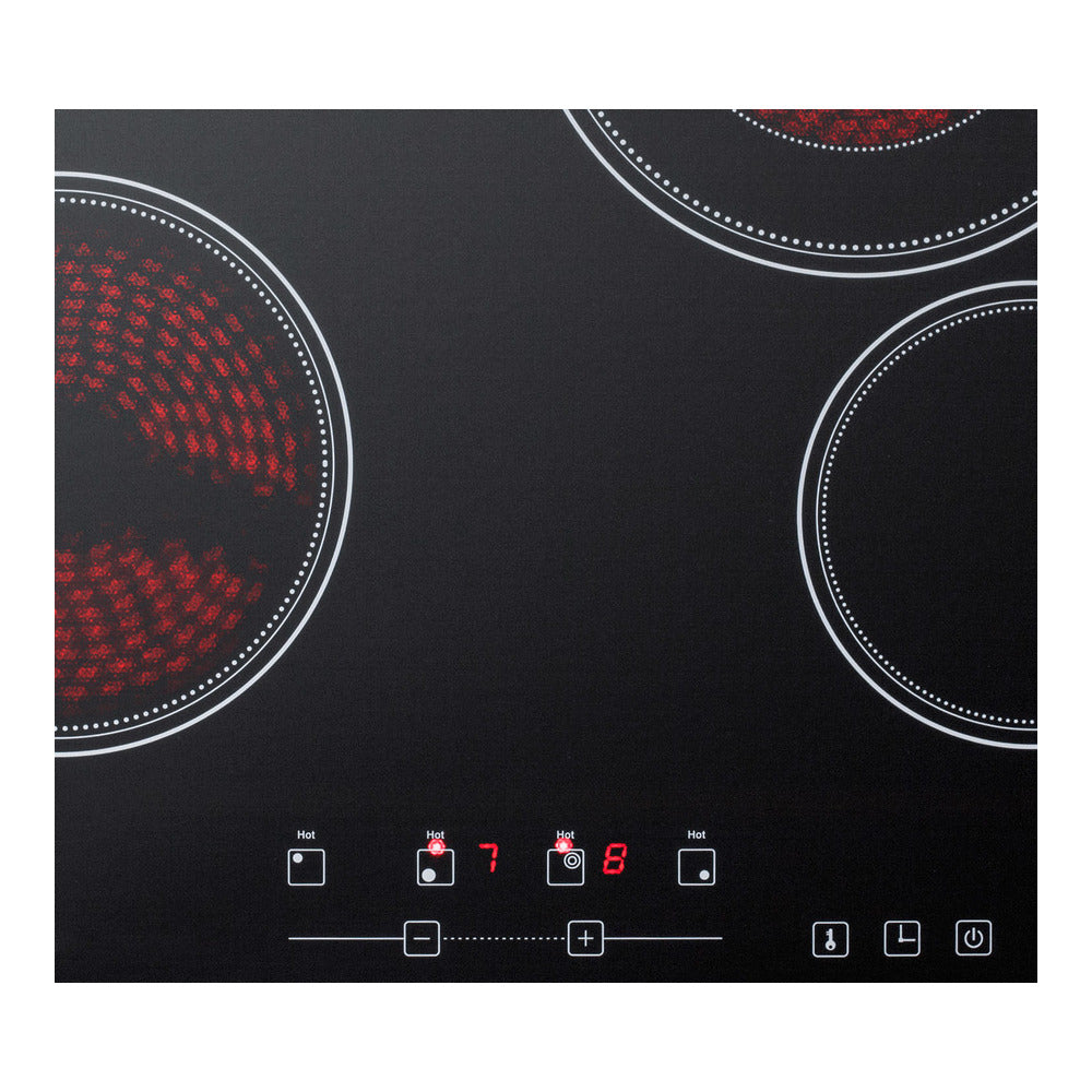 Summit 24" Wide 230v 4-burner Radiant Cooktop