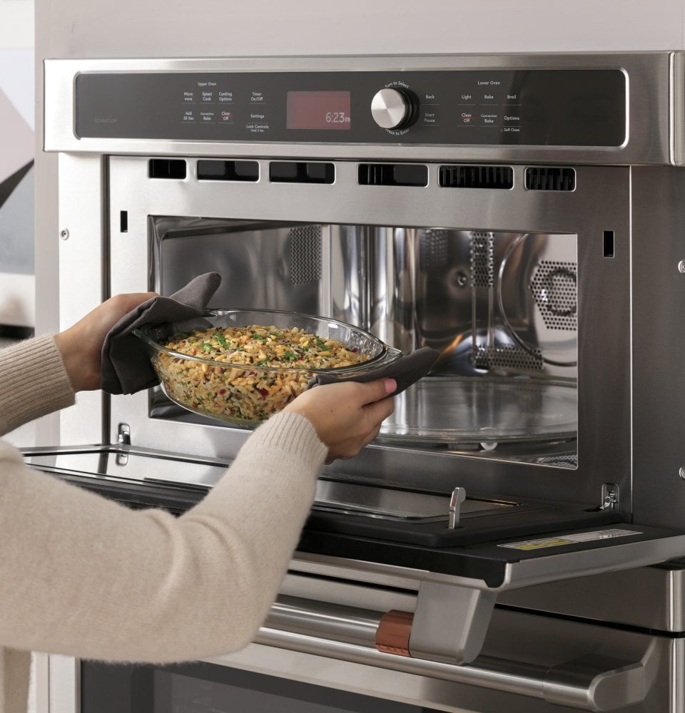 Cafe CAFÉ™ 30 in. Combination Double Wall Oven with Convection and Advantium® Technol