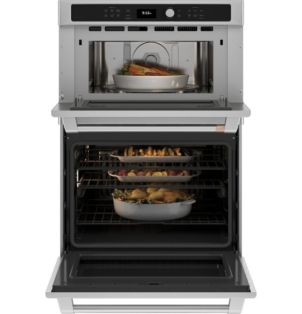 Cafe CAFÉ™ 30 in. Combination Double Wall Oven with Convection and Advantium® Technol