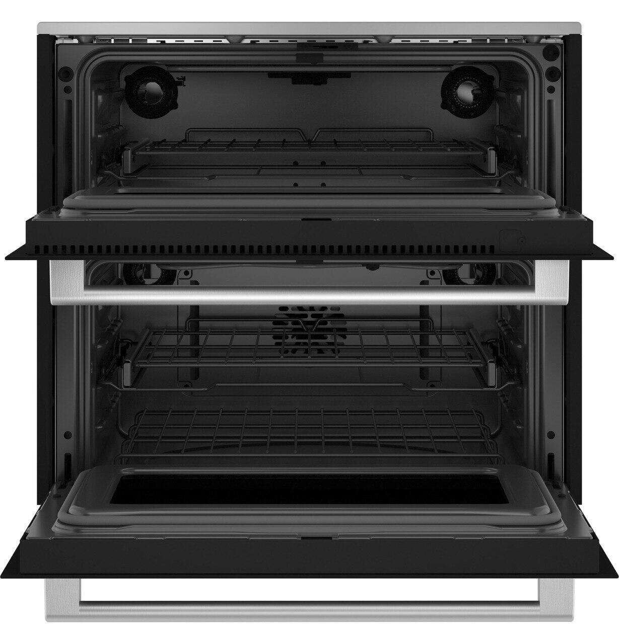 Cafe CAFÉ™ 30" Duo Smart Single Wall Oven in Platinum Glass