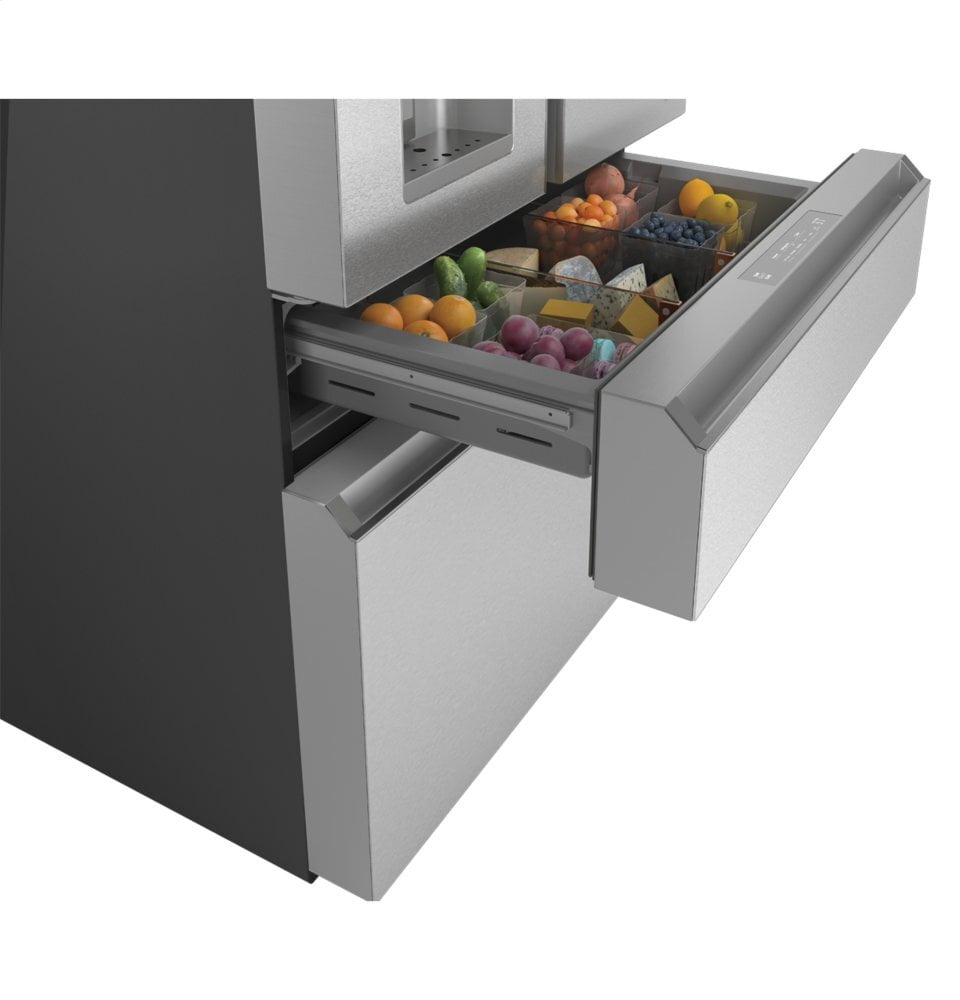 Cafe CAFÉ™ ENERGY STAR® 27.8 Cu. Ft. Smart 4-Door French-Door Refrigerator in Platinu