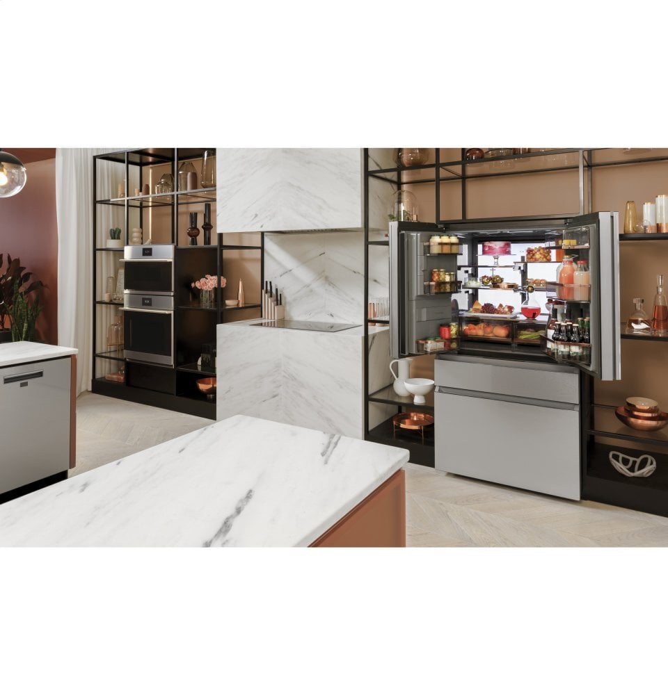 Cafe CAFÉ™ ENERGY STAR® 27.8 Cu. Ft. Smart 4-Door French-Door Refrigerator in Platinu