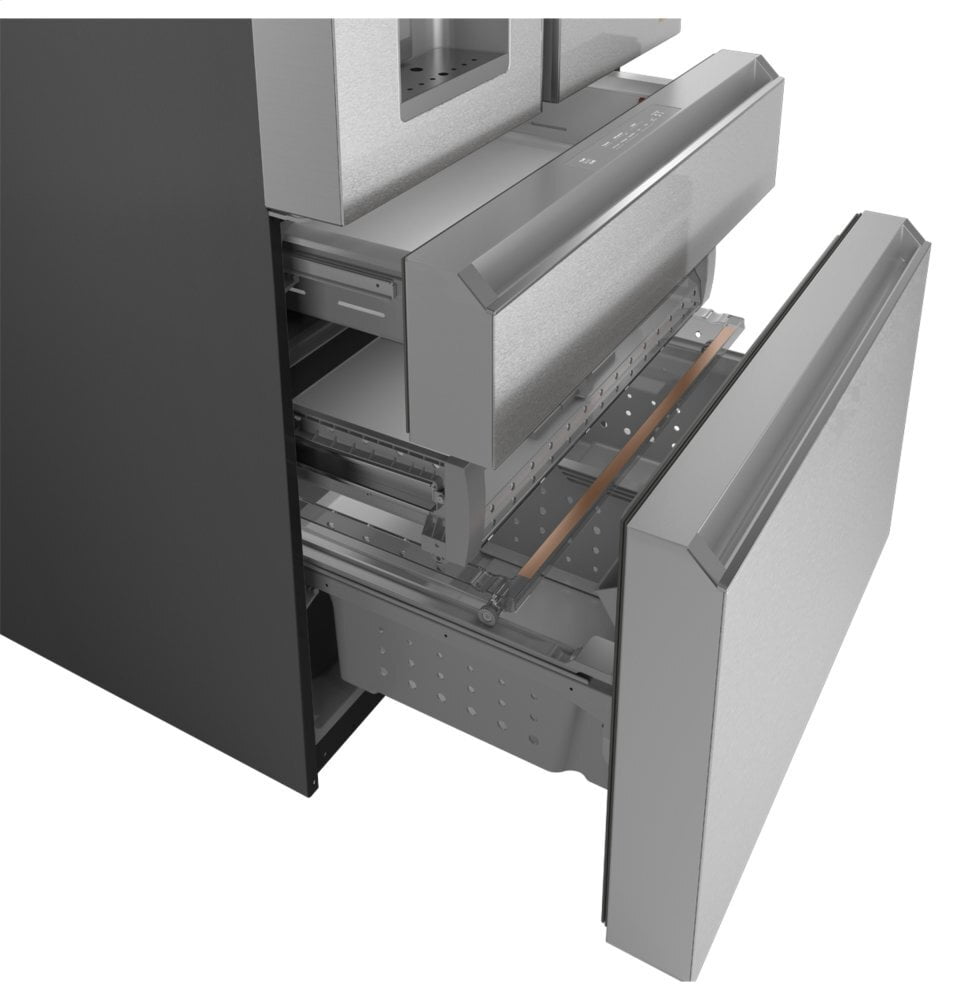 Cafe CAFÉ™ ENERGY STAR® 27.8 Cu. Ft. Smart 4-Door French-Door Refrigerator in Platinu