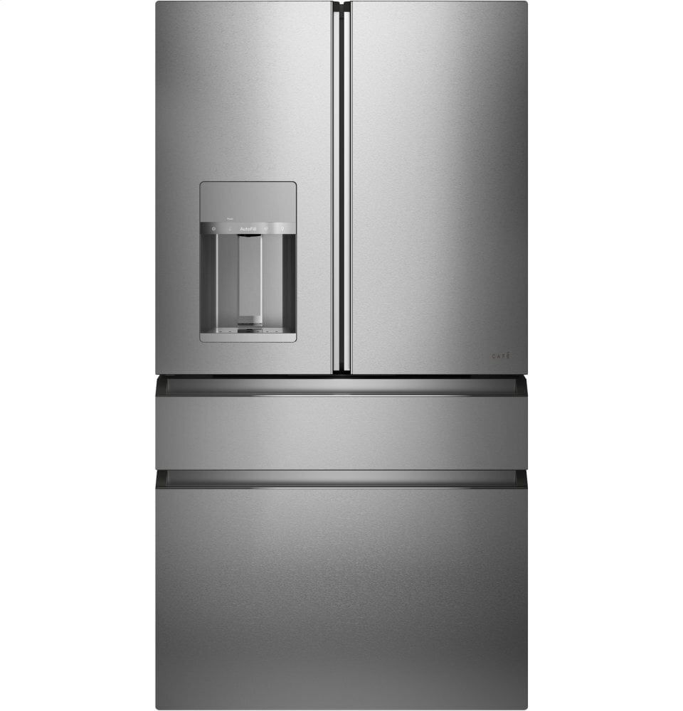 Cafe CAFÉ™ ENERGY STAR® 27.8 Cu. Ft. Smart 4-Door French-Door Refrigerator in Platinu
