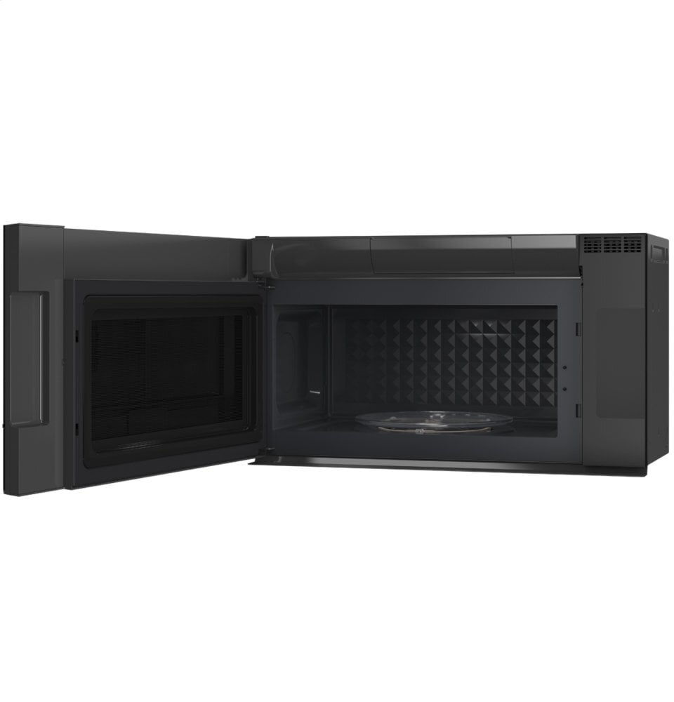 Cafe CAFÉ™ 2.1 Cu. Ft. Smart Over-the-Range Microwave Oven in Platinum Glass
