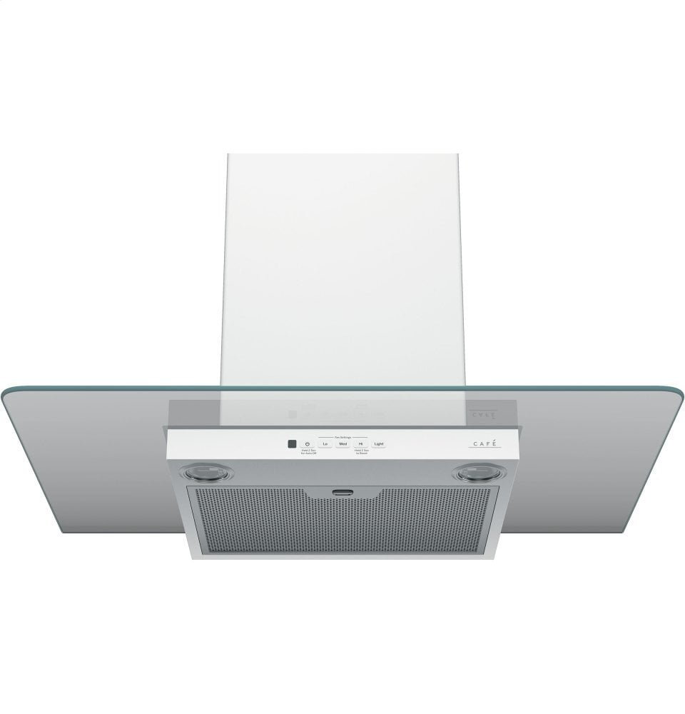Cafe CAFÉ™ 30" Wall-Mount Glass Canopy Chimney Hood