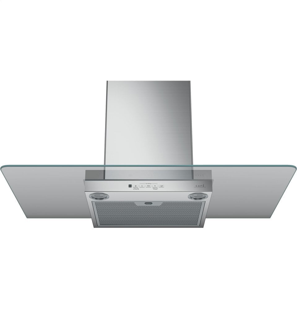 Cafe CAFÉ™ 36" Wall-Mount Glass Canopy Chimney Hood