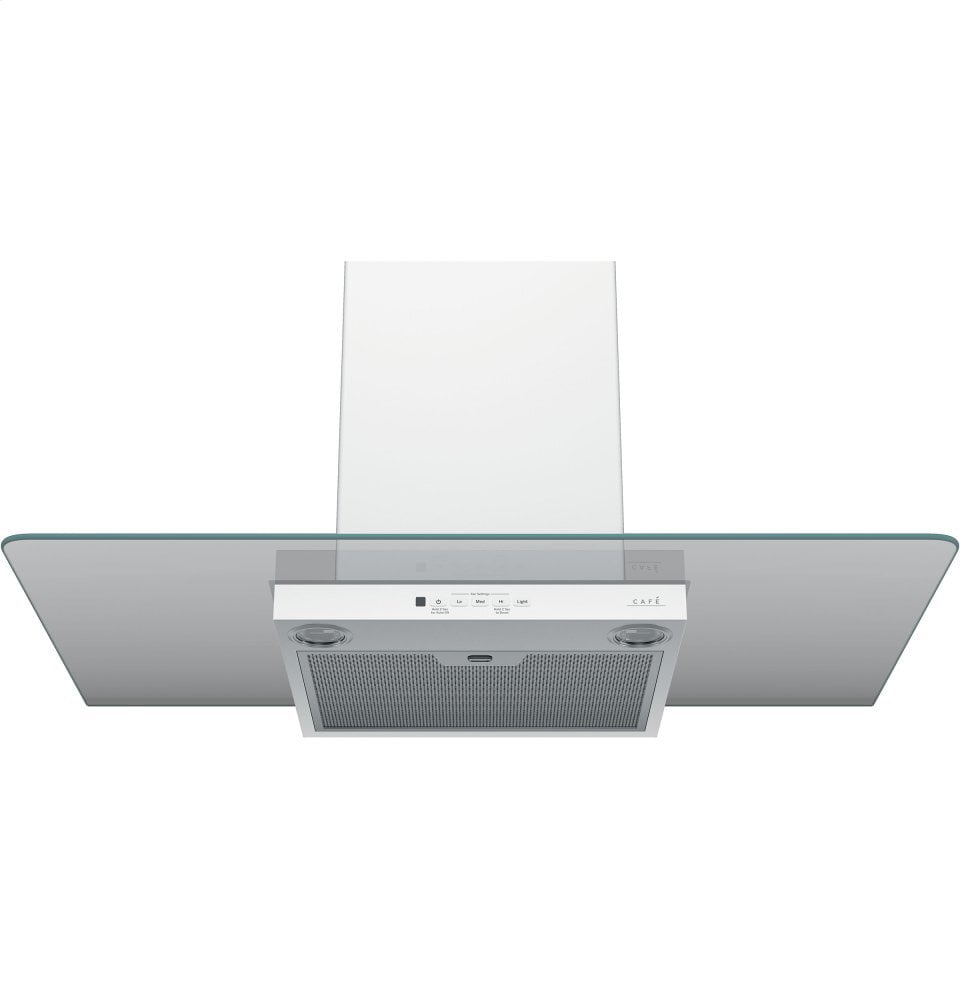 Cafe CAFÉ™ 36" Wall-Mount Glass Canopy Chimney Hood