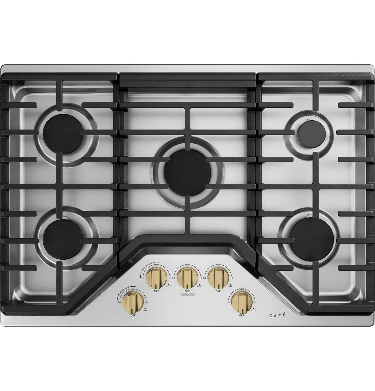 Cafe CAFÉ™ 5 Gas Cooktop Knobs - Brushed Brass