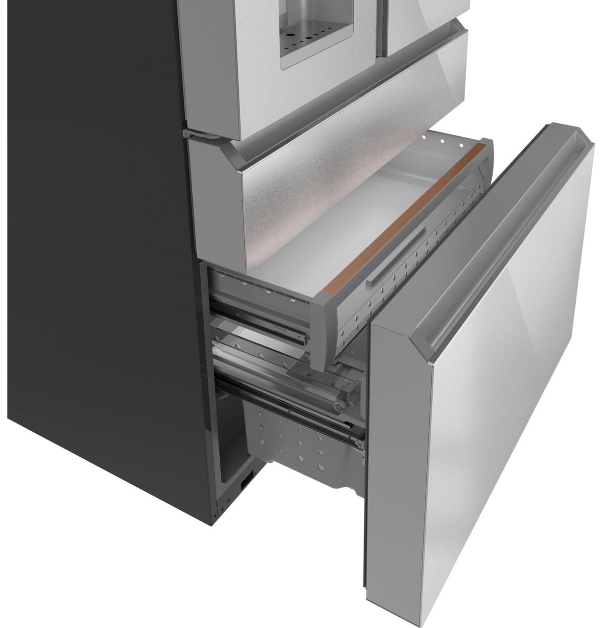 Cafe CAFÉ™ ENERGY STAR® 22.3 Cu. Ft. Smart Counter-Depth 4-Door French-Door Refrigera