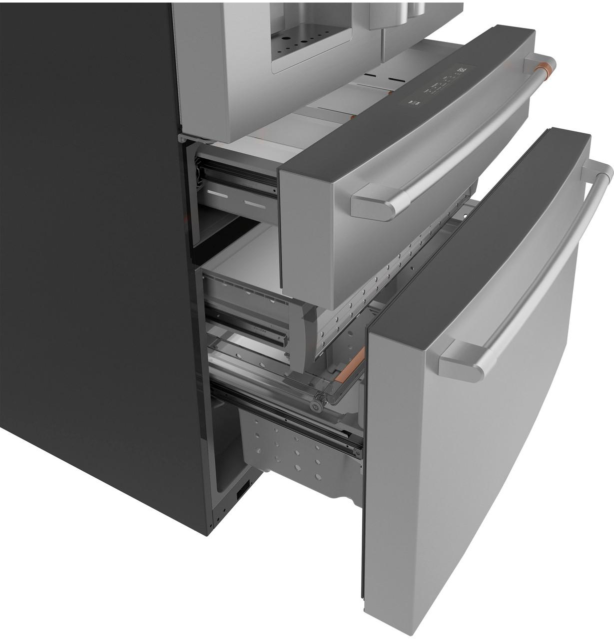 Cafe CAFÉ™ ENERGY STAR® 22.3 Cu. Ft. Smart Counter-Depth 4-Door French-Door Refrigera