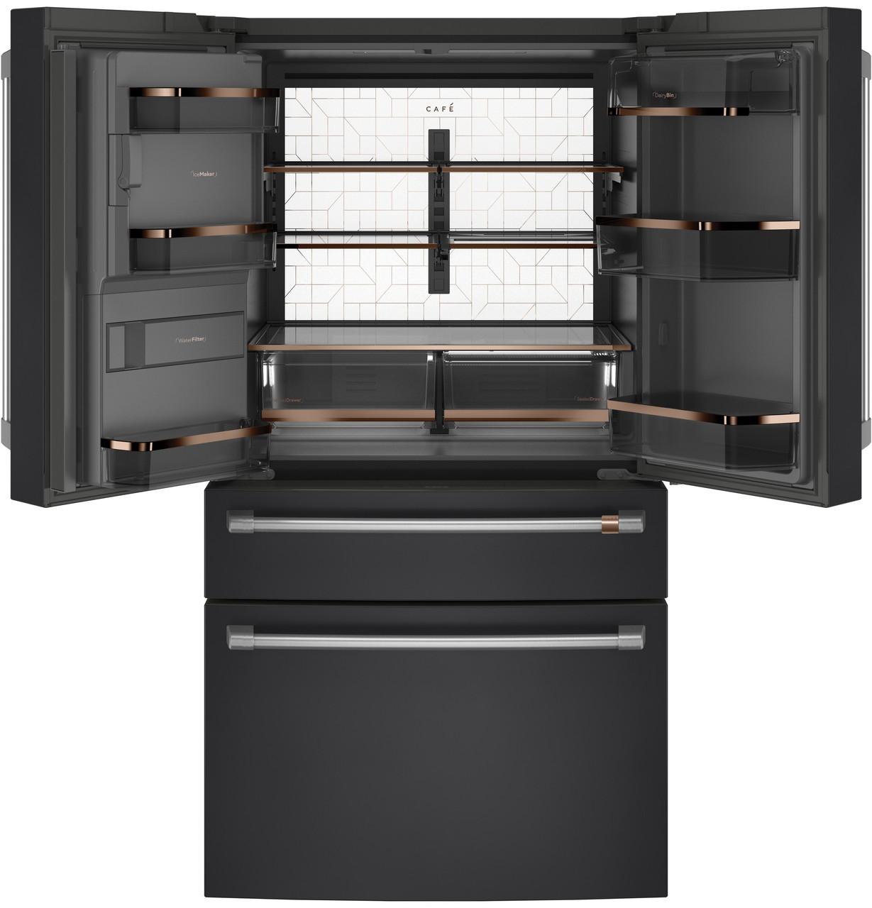 Cafe CAFÉ™ ENERGY STAR® 22.3 Cu. Ft. Smart Counter-Depth 4-Door French-Door Refrigera