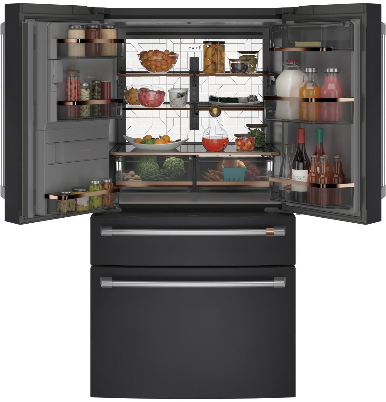 Cafe CAFÉ™ ENERGY STAR® 22.3 Cu. Ft. Smart Counter-Depth 4-Door French-Door Refrigera