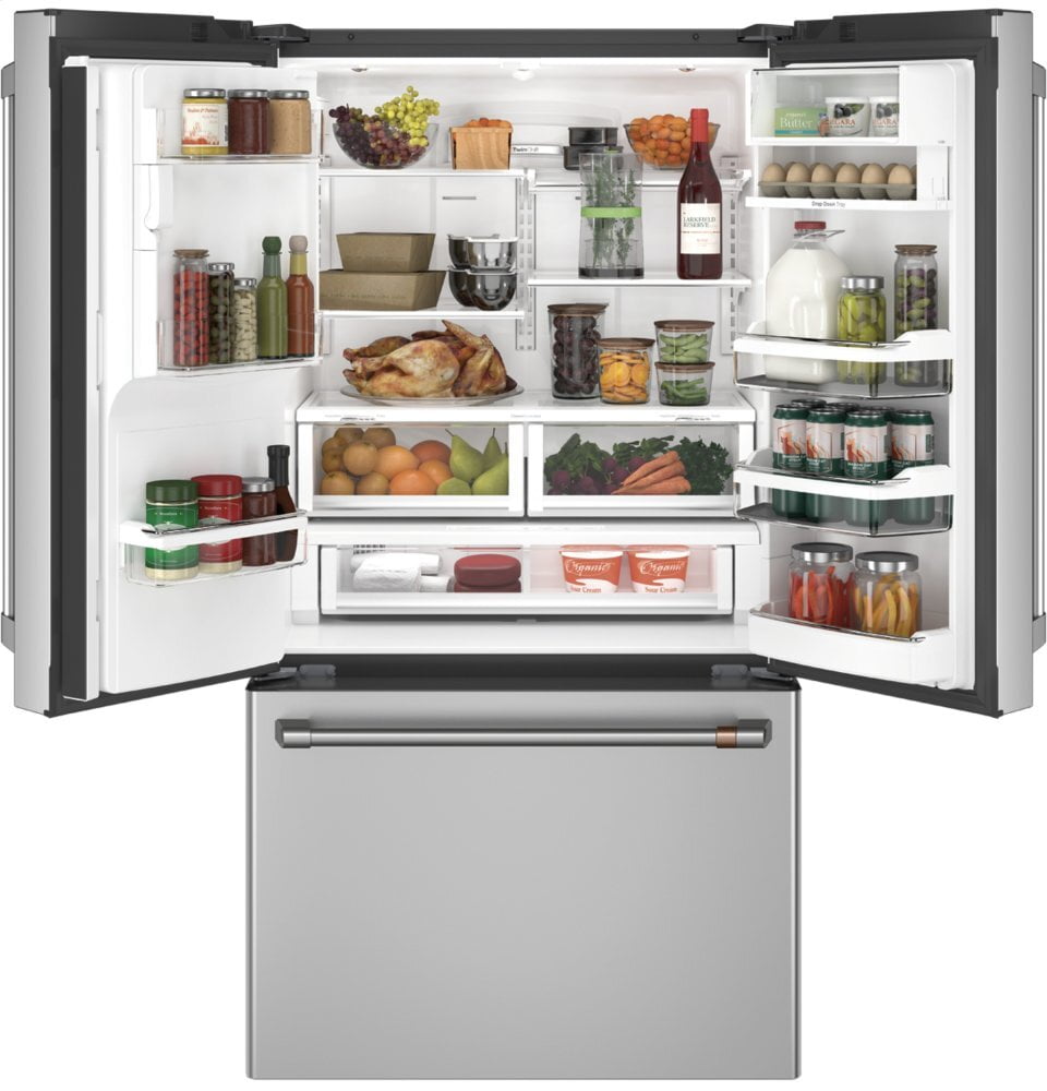 Cafe CAFÉ™ ENERGY STAR® 22.1 Cu. Ft. Smart Counter-Depth French-Door Refrigerator wit