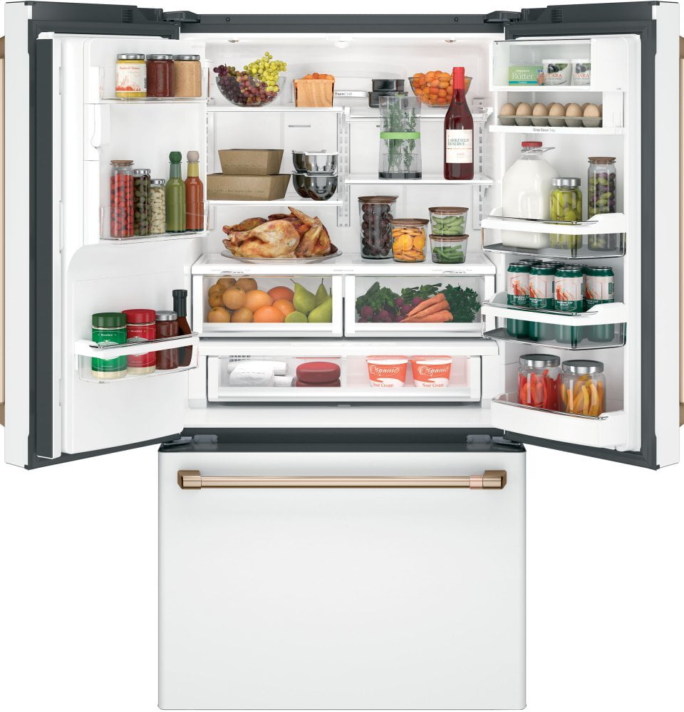 Cafe CAFÉ™ ENERGY STAR® 22.1 Cu. Ft. Smart Counter-Depth French-Door Refrigerator wit