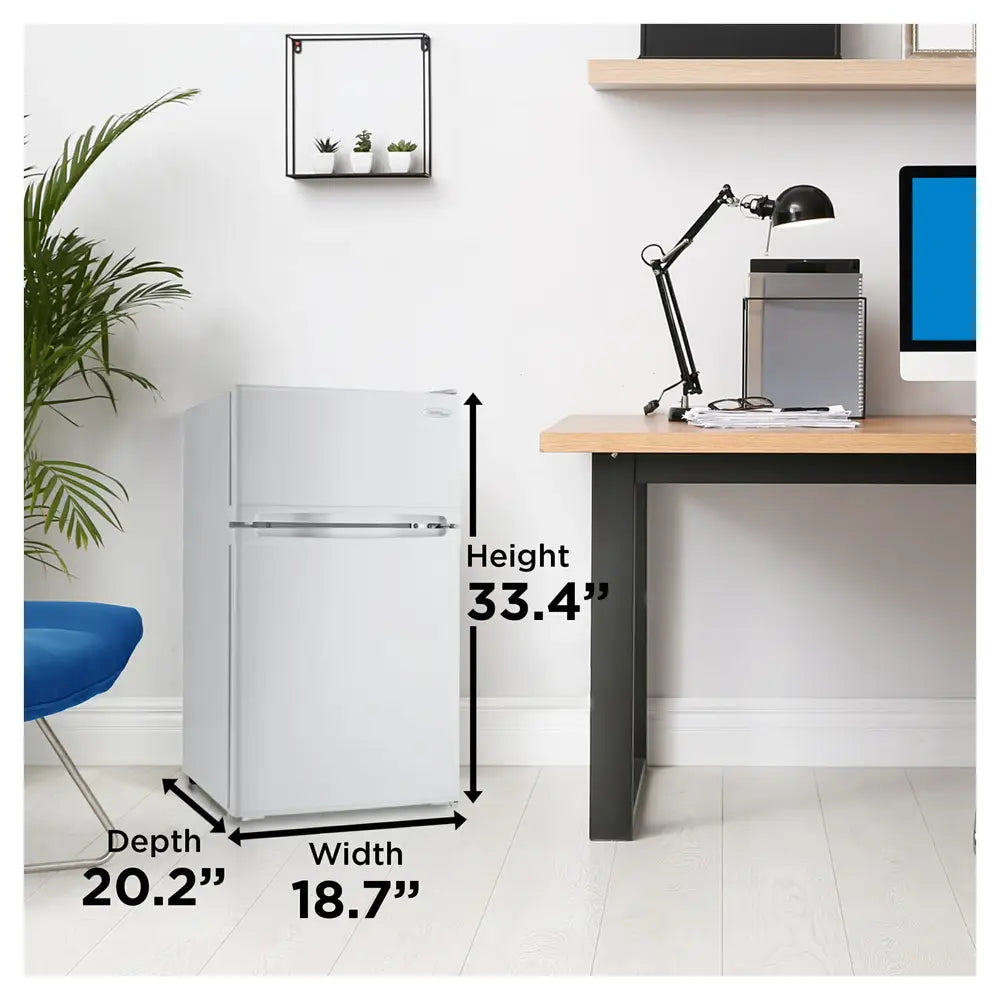 Danby Danby 3.1 cu. ft. 2-door Compact Fridge in White