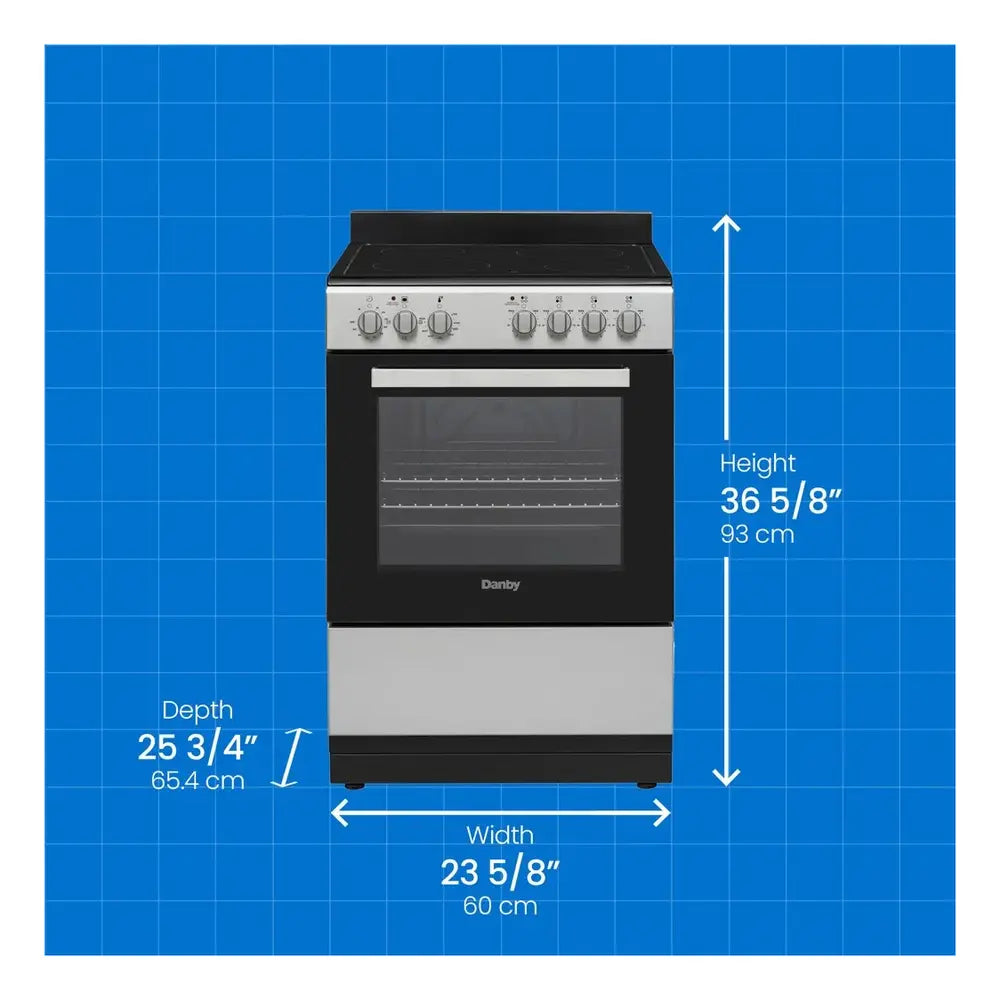 Danby Danby 24 Wide Electric Range in Stainless Steel