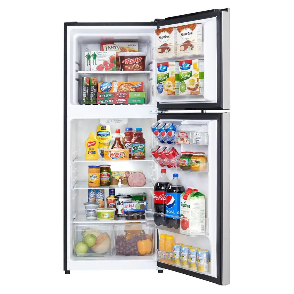 Danby Danby 10.1 cu. ft. Top Mount Apartment Size Fridge in Stainless Steel Look