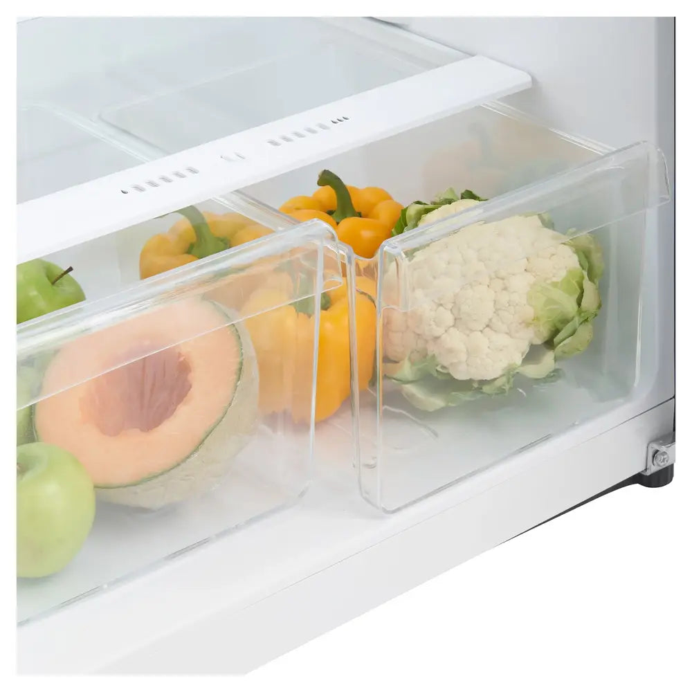 Danby Danby 10.1 cu. ft. Top Mount Apartment Size Fridge in Stainless Steel Look