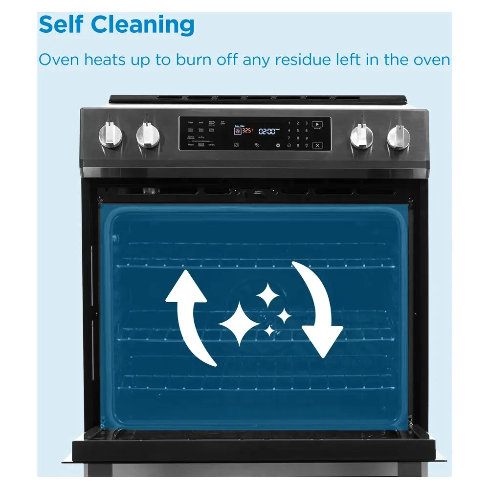 Danby Danby 30 Slide in Induction Range with LED Touch Control in Stainless Steel