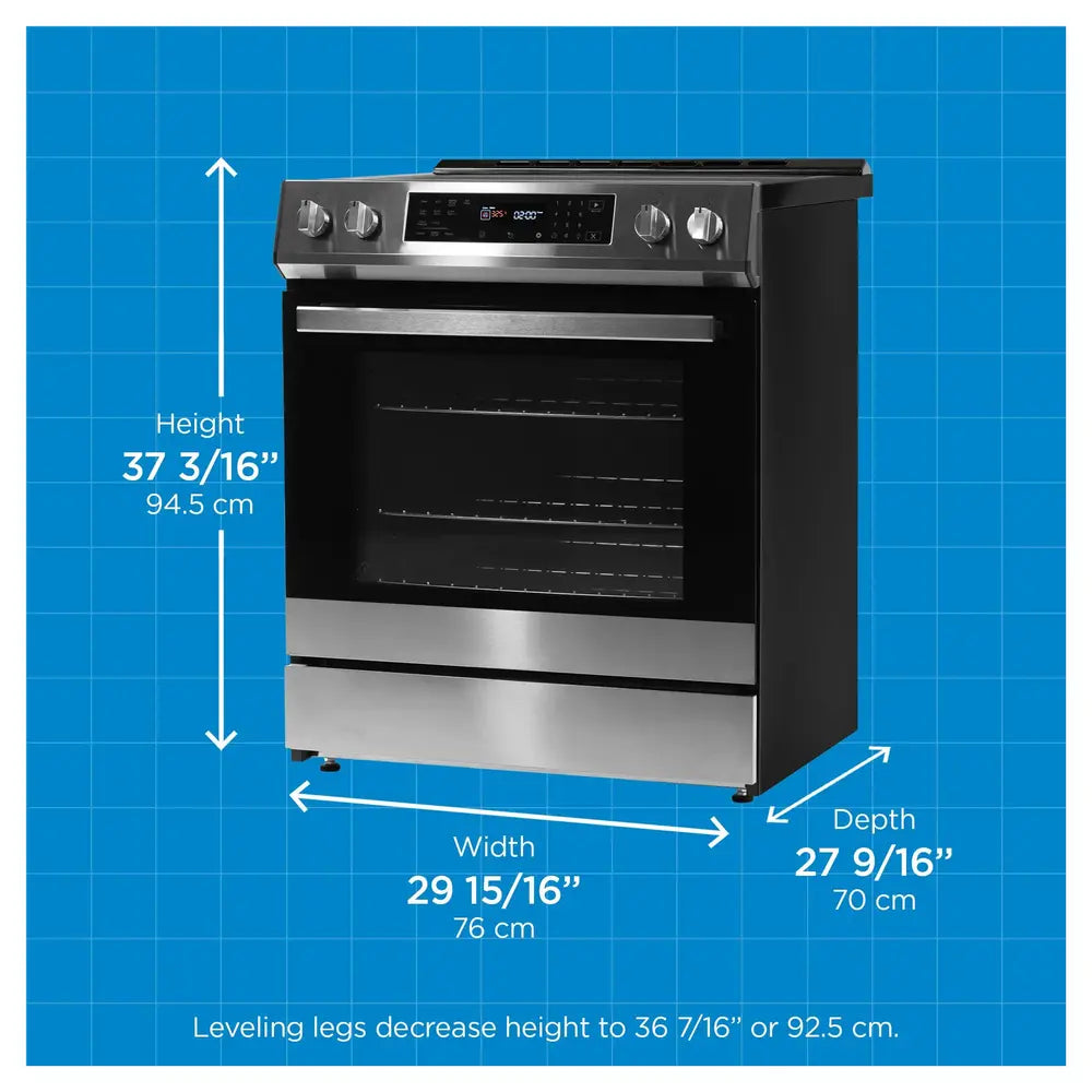Danby Danby 30 Slide in Induction Range with LED Touch Control in Stainless Steel