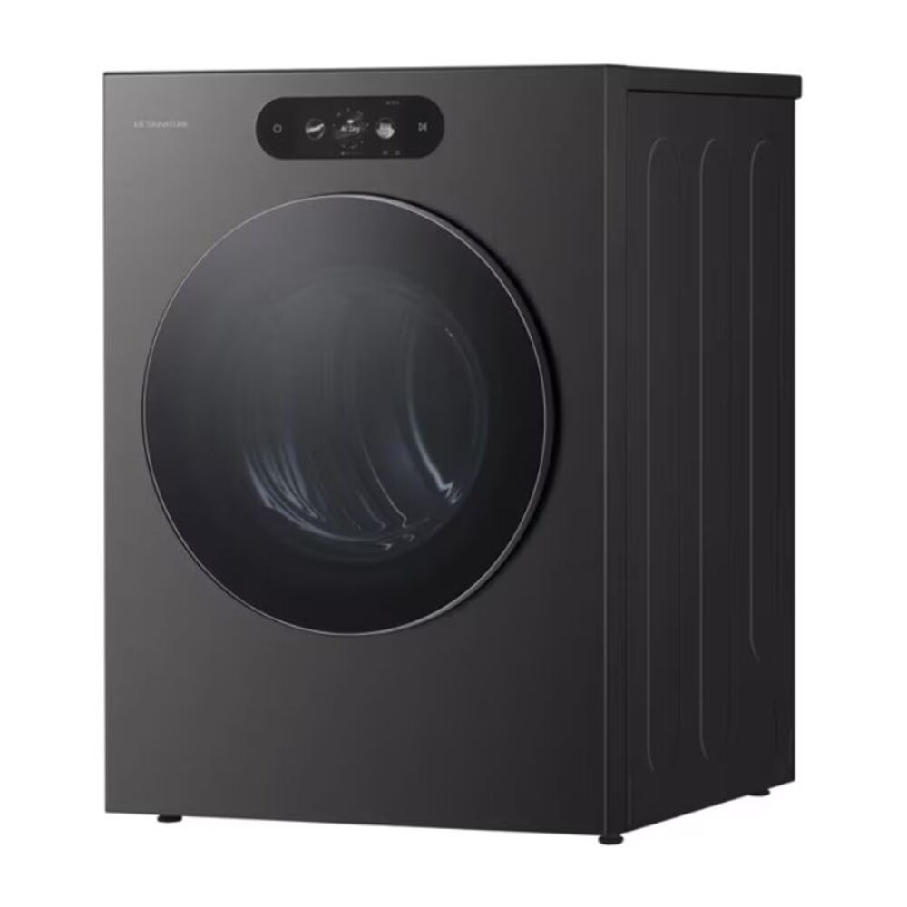LG Signature 9.0 CU FT 29IN ELEC DRYER WITH TURBOSTEAM AI SENSOR DRY FULL TOUCH LCD SCREEN BR