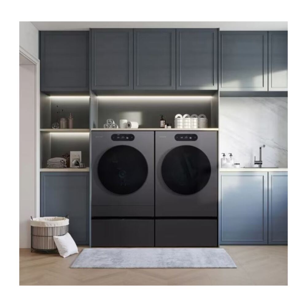 LG Signature 9.0 CU FT 29IN ELEC DRYER WITH TURBOSTEAM AI SENSOR DRY FULL TOUCH LCD SCREEN BR