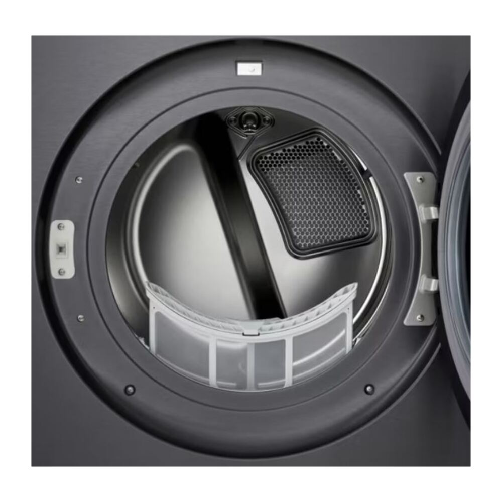 LG Signature 9.0 CU FT GAS DRYER WITH TURBOSTEAM AI SENSOR DRY FULL TOUCH LCD SCREEN BRUSHED 