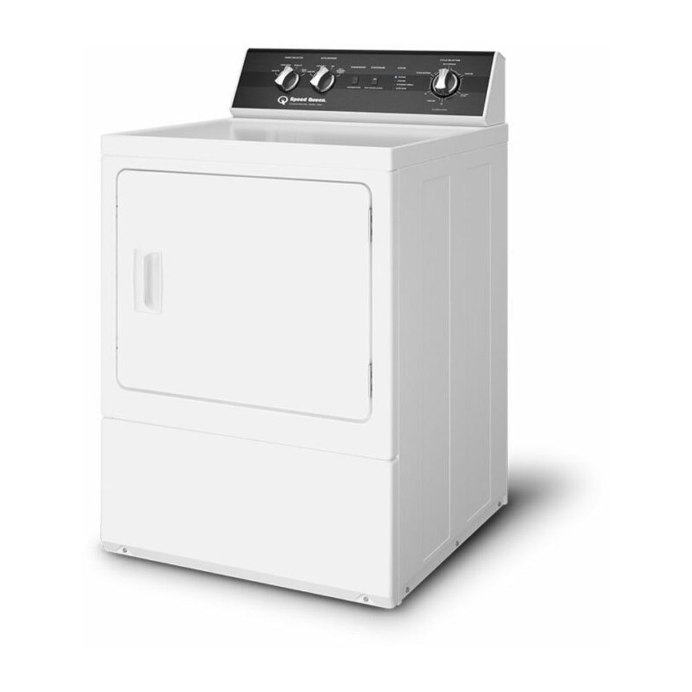 Speed Queen DR5 Sanitizing Electric Dryer with Steam  Over-dry Protection Technology  ENERGY