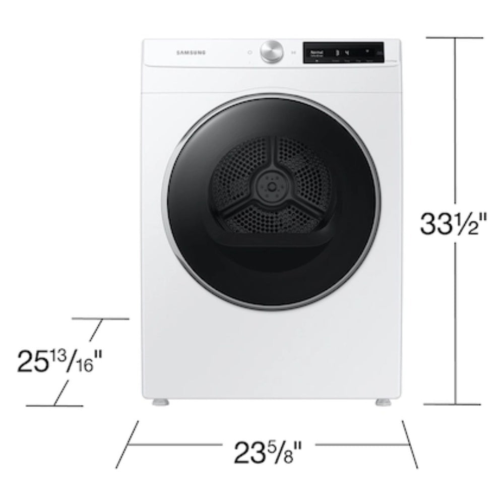Samsung Front Load Electric Dryer Compact Design  AI Smart Dial  4.0 cu.ft.