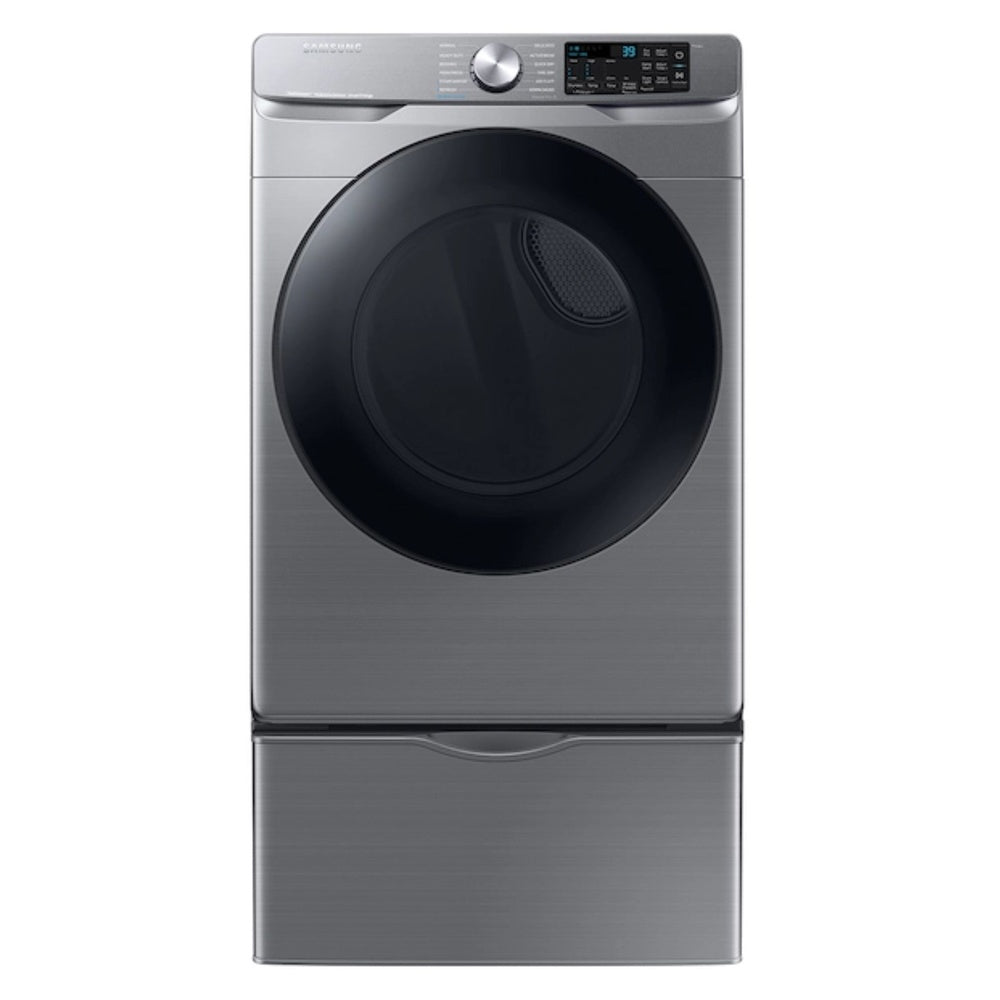 Samsung Front Load Electric Dryer Steam Sanitize+  Sensor Dry  7.5 cu.ft.