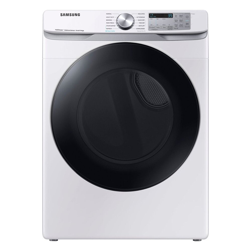 Samsung Front Load Electric Dryer Steam Sanitize+  Sensor Dry  7.5 cu.ft.