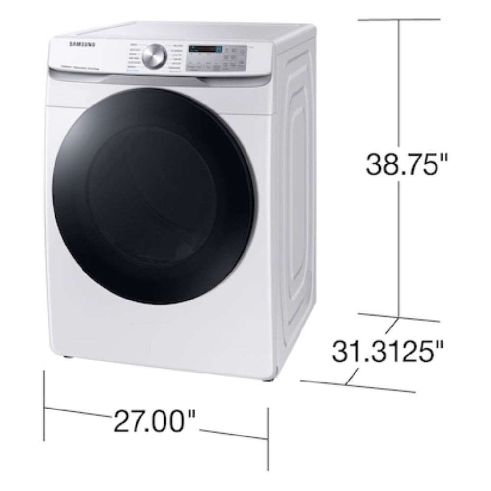 Samsung Front Load Electric Dryer Steam Sanitize+  Sensor Dry  7.5 cu.ft.