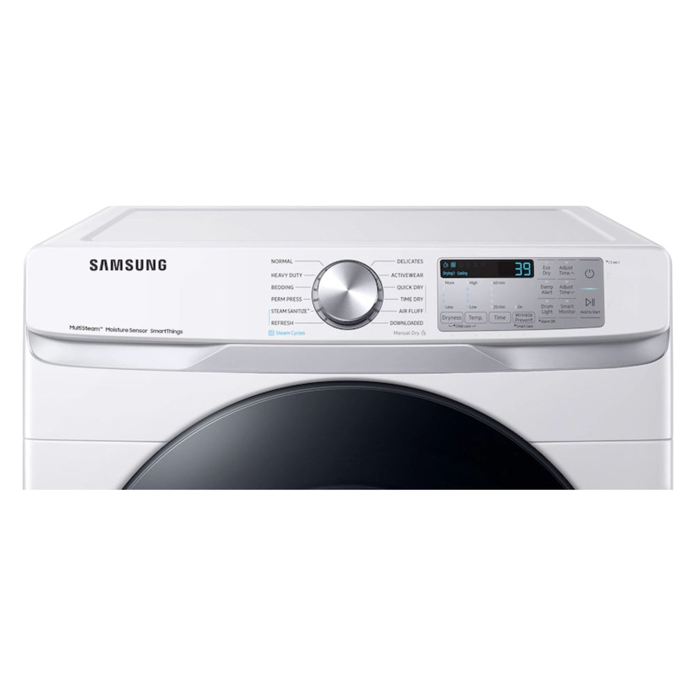 Samsung Front Load Electric Dryer Steam Sanitize+  Sensor Dry  7.5 cu.ft.