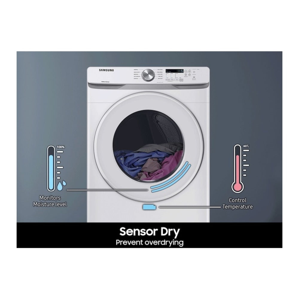 Samsung Front Load Electric Dryer Sensor Dry  Smart Care  7.5 cu.ft.