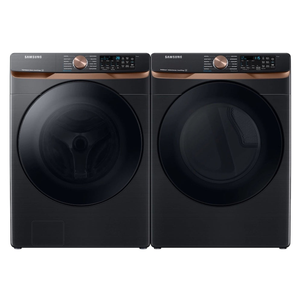 Samsung 7.5 cu. ft. Smart Electric Dryer with Steam Sanitize+ and Sensor Dry in Brushed 
