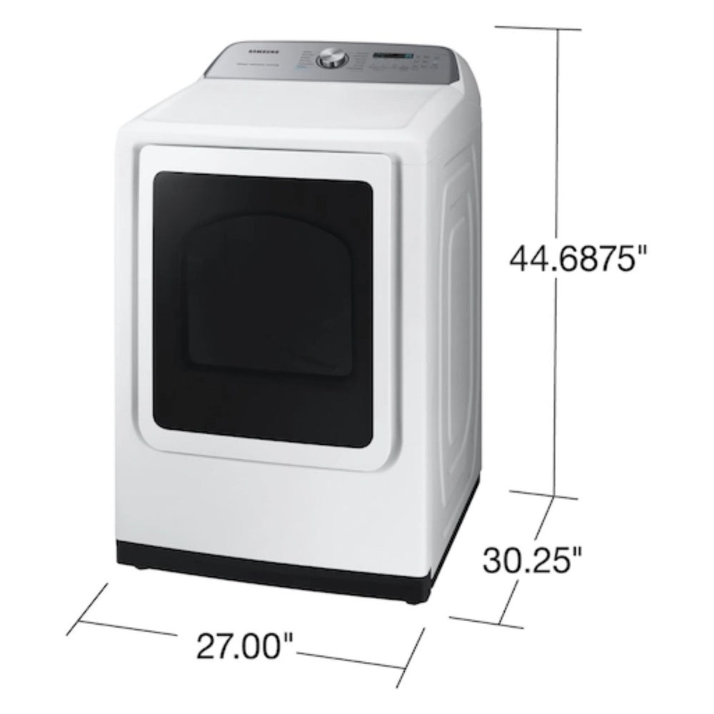 Samsung Front Load Electric Dryer Steam Sanitize+  Sensor Dry  7.4 cu.ft.