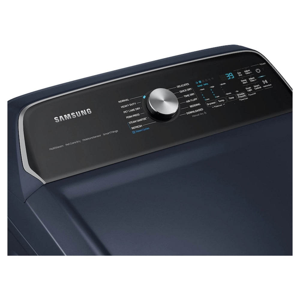 Samsung 7.4 cu. ft. Smart Electric Dryer with Pet Care Dry and Steam Sanitize+ in Brushe
